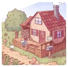 Stardew Valley Art The Farmhouse Farm Life Chickens Crops Fefisbf Stardew Valley Stardew Valley Fanart Stardew Valley Farms