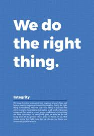 Integrity Corporate Values Company Values Company Core Values