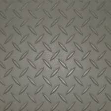 5 Ft X 12 Ft Pewter Textured Diamond Pattern Pvc Garage Flooring Covers 60 Sq Ft Garage Floor Garage Floor Mats Pvc Flooring