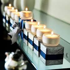 13 Pretty Ways To Decorate Your Hanukkah Table Hanukkah Candles Chanukah Decor Hanukkah Crafts