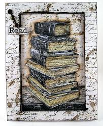 Book Stack Photo Stamp Ideas Darkroom Door Stamps Book Stamp Themed Cards
