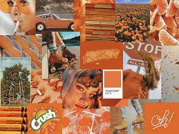 Orange Computer Wallpaper Desktop Wallpaper Art Aesthetic Desktop Wallpaper Macbook Wallpaper