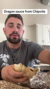 Chipotle dragon sauce is insaneeee #food #heavybreather