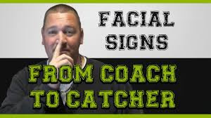 super stealthy facial signs from coach to catcher