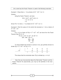 Find remainder theorem lesson plans and worksheets. Grade 10 Math Module 1st Quarter