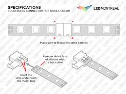 What to use to remove led light adhesive from wall? How To Cut And Reconnect Your Led Strips Using Solderless Connectors Led Montreal