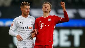 Der fc bayern münchen hat seine neunte deutsche meisterschaft in serie mit einem souveränen sieg gegen borussia mönchengladbach gefeiert. 3 2 Nach 0 2 Gladbach Dreht Gegen Den Fc Bayern Munchen Das Spiel Die Bundesliga Im Ticker Zum Nachlesen Goal Com