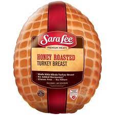 As a simple example, 3 oz of sliced turkey contains 1000 mg of sodium!! Catalog Deli Sliced Deli Meats Cheeses Sara Lee Honey Roasted Whole Turkey Breast Deli Sliced