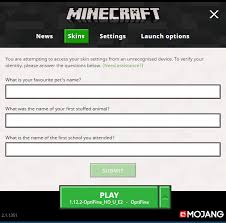 Mojang security questions bypass patched. Minecraft Lets You Play The Game Without Answering Security Questions But Changing Your Skin That S Insanity Crappydesign