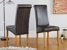 Get free shipping on qualified faux leather dining chairs or buy online pick up in store today in the furniture department. Round Back Leather Dining Chairs Off 61