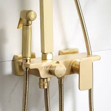We did not find results for: Shower Spa System Brushed Gold Brass Luxury Wall Mount Multi Function Best Shower Faucets
