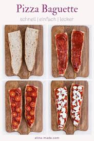 Ein Leckeres Mit Mozzarella Und Pizzasauce Uberbackenes Baguette Fur Den Schnellen Pizzagenuss Dieses Pizza Recipes Vegetarian Clean Eating Vegetarian Recipes