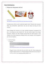 Panjang meja di kelas jenis alat ukur yang digunakan adalah. Mengenal Alat Ukur 1