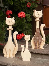 Deko Katzen Holz Katzen Schreinerei Vogler Bastelarbeiten Holz Kreationen Deko Katze