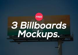Free 3 Billboards Mock Ups 14 49 Mb By Mahmoud Wally On Behance Billboard Mockup Mockup Billboard