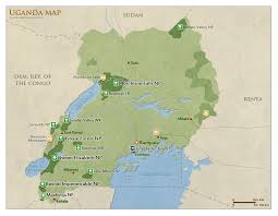 Parent places exact area tool. Uganda Map Detailed Map Of Uganda National Parks