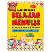 Harga buku anak belajar menulis dan latihan keterampilan untuk tk/sd kelas 1. Latihan Dasar Belajar Menulis Huruf Kata Kalimat Untuk Paud Tk Sd Kelas 1 Shopee Indonesia