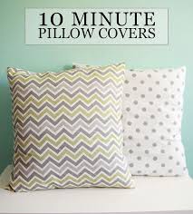 You also can make stylish sofa pillow the amount of fabric you need to make a pillow cover depends on the size of the pillow form. Diy Tutorial Sew 10 Minute Throw Pillow Covers Aileen Barker Throw Pillow Covers Diy Diy Pillow Covers Diy Pillows