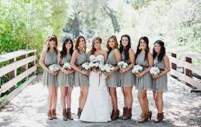 Pin By Michelle Armes On Wedding Ideas Pale Bridesmaid Dresses Grey Bridesmaid Dresses Short Bridesmaid