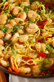 Honey Garlic Shrimp Dinner Recipe Zucchini Noodles Shrimp Dish Recipe Yellow Squash Recipes Shrimp Recipes For Dinner Recipes
