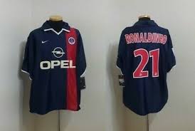 L Psg Shirt Jersey Ronaldinho Barcelona Ac Milan Italy Spain France Brazil Ebay Paris Saint Germain Psg 2002 In 2020 Barcelona Shirt Ac Milan Shirt Historical Shirts