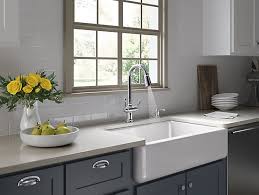 Actual left to right length (in.): Whitehaven Undermount Single Bowl Farmhouse Kitchen Sink W Tall Apron K 6489 Kohler Kohler