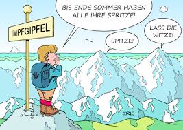 Geimpfte sollen mehr freiheiten bekommen. Geteiltes Echo Von Erl Politik Cartoon Toonpool
