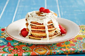 Wait 1 minute and begin to squeeze out cinnamon filli. Copycat Ihop Cinn A Stack Pancakes