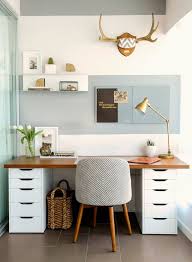 Q Help Me Keep My Desk In Place On Alex Drawer Units Ikea Hackers In 2020 Home Office Design Interior Ikea Desk Hack