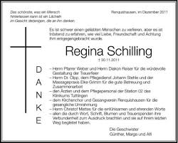 Traueranzeigen von Regina Schilling