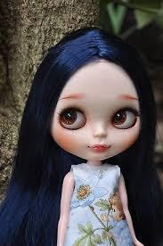 A good toy is a child's childhood playmate and brings good memories to children. Custom Factory Blythe Navy Blue Hair Blythe Dolls Cute Dolls Blythe