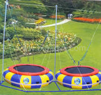 2 person Inflatable Bungee Trampoline