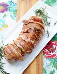 Instant Pot Bacon Wrapped Balsamic Pork Recipe Pork Loin Recipes Instant Pot Pork Loin Recipe Bacon Wrapped Pork Loin