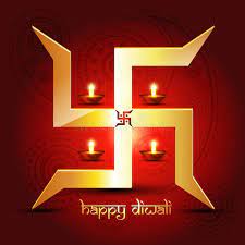 Diwali Festival Background Diwali Diya With Swastik Symbol Affiliate Background Festival Diwa Diwali Festival Festival Background Happy Diwali Images