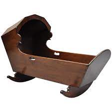 Antique Crotch Mahogany Victorian Empire Dovetailed Baby Bed Doll Cradle For Sale At 1stdibs