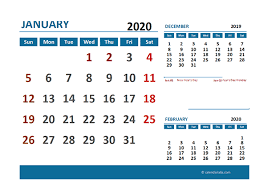 2020 Excel Calendar With South Africa Holidays Free Printable Templates