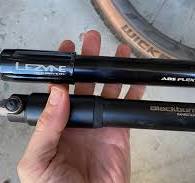 Dirt Mini Bike Pump - Black/Grey, Aluminum, 60 PSI Max, For MTB & Off-Road  Tires, Compact 9.4 Inch Design