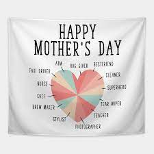 Maybe you would like to learn more about one of these? Happy First Mother S Day Mothers Day Tapisserie Teepublic De
