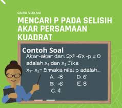 Check spelling or type a new query. Pembahasan Soal Persamaan Kuadrat Dengan Rumus Abc