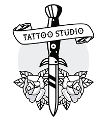 If it's a ribbon bow, they are a fun tattoo pretending to be 1920s silk stockings which were held up with pink (usually) ribbons tied into bows. Dagger With Roses And Ribbon Tattoo Studio Graphic 2463084 Vector Art At Vecteezy