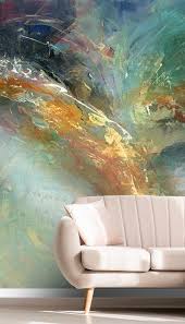 Intangable Wall Mural By Anne Farrall Doyle Wallsauce Nz Wall Murals Abstract Wallpaper Wallpaper Living Room