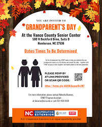 EFNEP Grandparents Day at the Vance County Senior Center | N.C. Cooperative  Extension