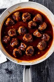 When a wild mushroom stew meets puff pastry the most incredible and scrumptious crockpot beef pot… Bbq Bourbon Venison Meatballs Primal Pioneer