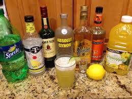 Long Irish Tea 1 Oz Jameson Irish Whiskey 1 Oz Absolut Citron Vodka 1 Oz Sauza Gold Tequila 1 Oz Triple Sec Sour M Absolut Citron Jameson Whiskey Irish Tea