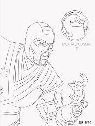 Mortal kombat x toy review scorpion*sub zero*raiden. Mortal Kombat Coloring Pages 80 Pictures Free Printable