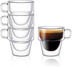 Measuring shots of espresso is essential consistency. Double Walled Glass Cup Custom 150ml 5oz Double Wall Insulated Espresso Glass Cups Espresso Shot Glass Cup With Handle Buy Stackable Thermal Clear Glass Cups Double Walled Glass Cup Custom Glass Tea Cups