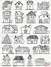 Doodle House Clipart House Vector Art Home House City Etsy Uk House Clipart House Illustration House Doodle