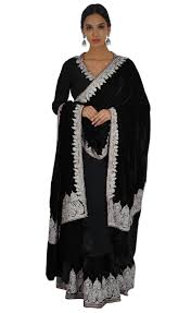 Black And Silver Punjabi Suit Black Silver Tilla Embroidered Silk Velvet Lehenga Skirt Dress Velvet Blouse Design Trendy Outfits Lehenga Skirt