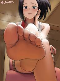 Sexy Yaoyorozu Momo feet - r34 femdom