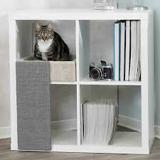 20 diy ideas ikea bed. Trixie Cat Bed For Kallax Shelves With Scratching Board 33x48x37cm 4011905440859 Ebay